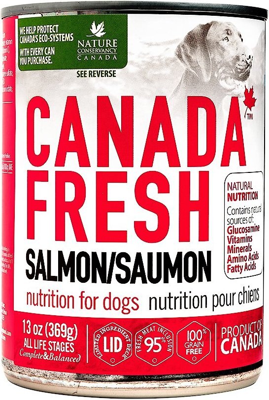 CANADA FRESH Salmon Canned Dog Food, 13oz, case of 12