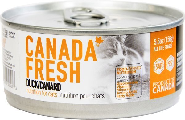Canada Fresh Duck Canned Cat Food, 5.5-oz, case of 24 slide 1 of 4
