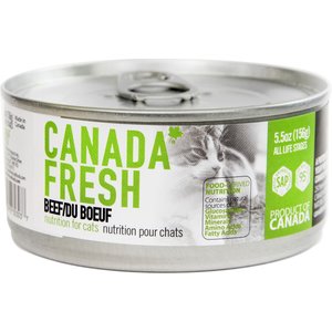 Canada Fresh Beef Canned Cat Food, 5.5-oz, case of 24