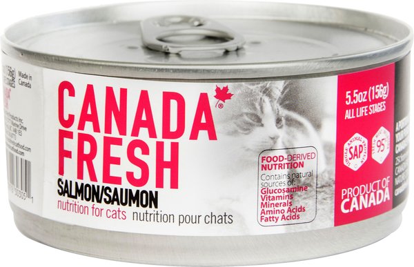 Canada Fresh Salmon Canned Cat Food, 5.5-oz, case of 24 slide 1 of 4