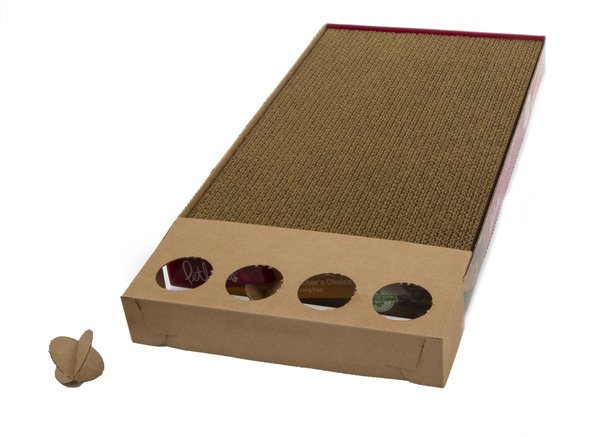 Petlinks Scratcher's Choice Corrugate Cat Scratcher Toy with Catnip