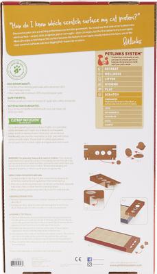 Show full view: Petlinks Scratcher's Choice+ Corrugated Cat Scratcher Toy with Catnip slide 7 of 9