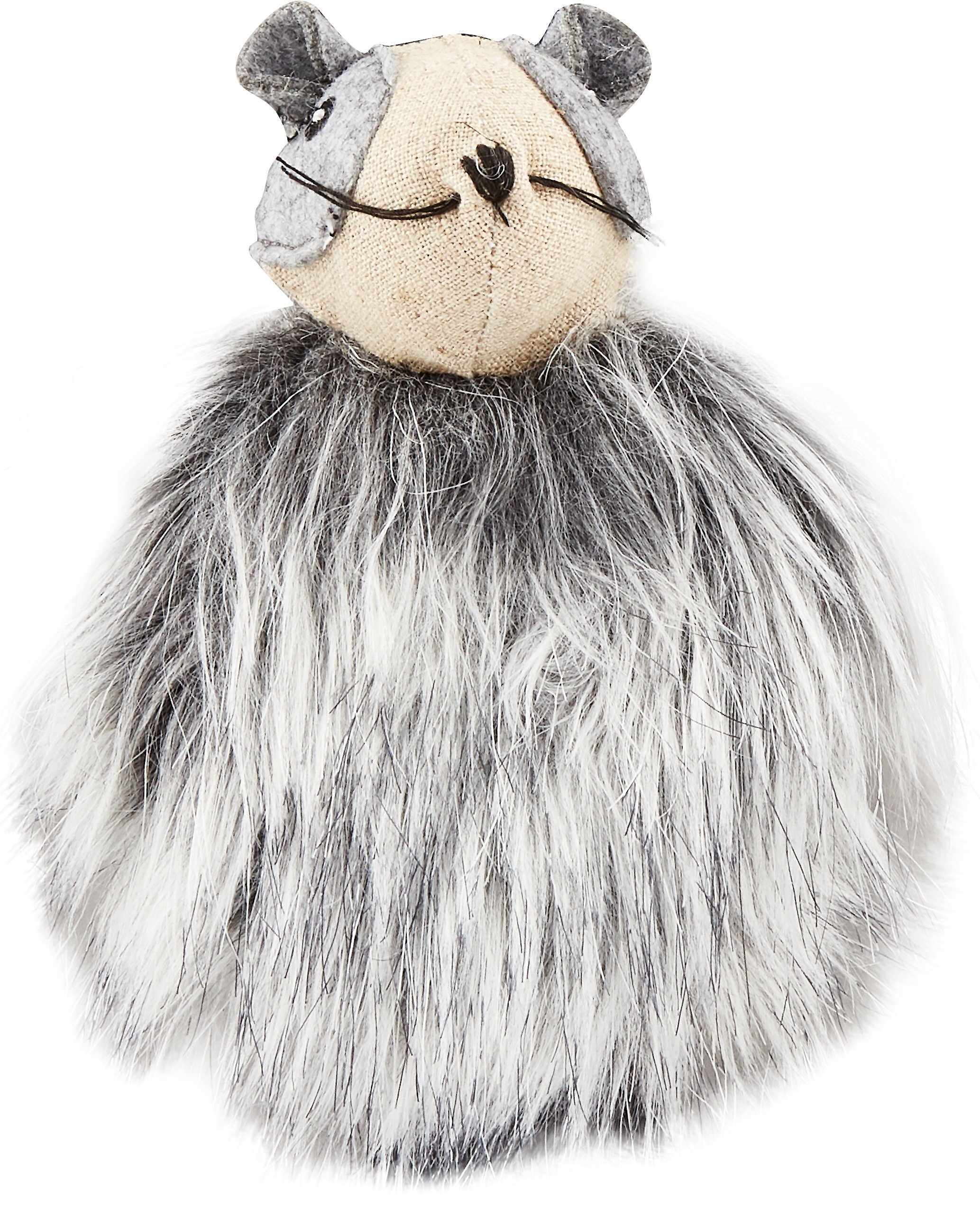 Petlinks Rowdy Raccoon Plush Electronic Sound Cat Toy