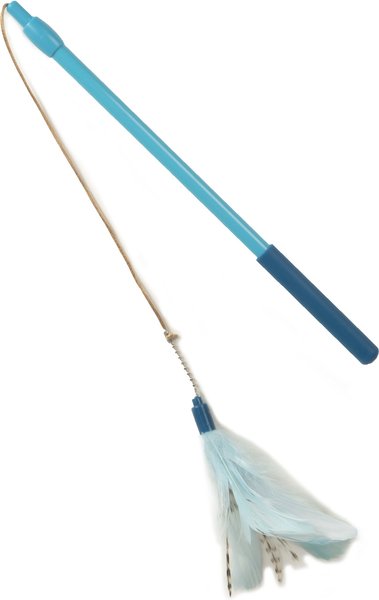 SmartyKat Frisky Flyer Feather Wand Cat Toy, 24-in slide 1 of 11