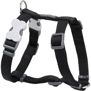 Red Dingo Classic Nylon Back Clip Dog Harness, Black, Small: 14.2 to 21.3-in chest