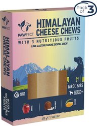 Pawfect Himalayan Cheese Chews Large All Natural High-Protein Grain-Free with Apple Coconut & Mango Dental Dog Treats, 3 count slide 1 of 7