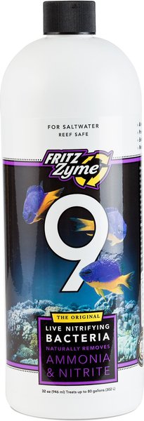 Fritz Aquatics Fritz Zyme 9 Saltwater Nitrifying Bacteria for Aquariums, 32-oz bottle slide 1 of 1