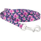 Frisco Patterned Polyester Dog Leash, Large: 4-ft long, 1-in wide, Midnight Floral