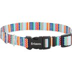 Frisco Patterned Polyester Dog Collar, Med: 14 to 20-in neck, 3/4-in W, Geo Graphic Print