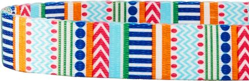 Show full view: Frisco Patterned Polyester Dog Collar, Geo Graphic Print, Medium slide 5 of 8