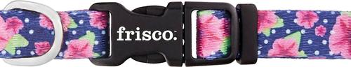 Show full view: Frisco Patterned Polyester Dog Collar, Midnight Floral, X-Small slide 4 of 8