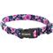 Show in main carousel: Frisco Patterned Polyester Dog Collar, Midnight Floral, Small slide 1 of 8
