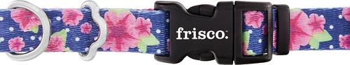 Show full view: Frisco Patterned Polyester Dog Collar, Midnight Floral, Small slide 4 of 8