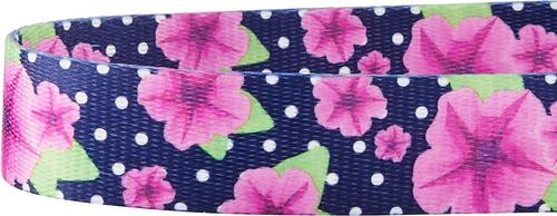 Show full view: Frisco Patterned Polyester Dog Collar, Midnight Floral, Large/X-Large slide 5 of 8