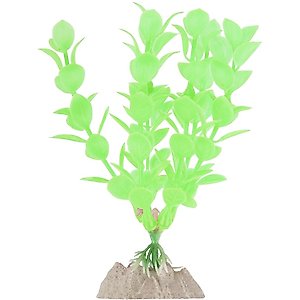 GloFish Aquarium Plant, Green, Small