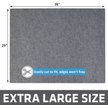 Show in main carousel: Drymate Protective & Decorative Cat Litter Mat, Light Grey, X-Large, 29-in x 36-in slide 5 of 9