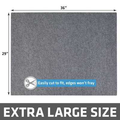 Show full view: Drymate Protective & Decorative Cat Litter Mat, Light Grey, X-Large, 29-in x 36-in slide 5 of 9