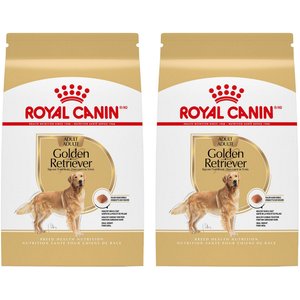 Royal Canin Breed Health Nutrition Golden Retriever Adult Dry Dog Food, 30-lb bag, bundle of 2
