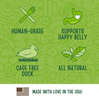 Show full view: Full Moon Essential Duck 100% Human Grade Savory Sticks Dog Treats, 14-oz bag slide 5 of 9