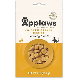 Applaws Grain-Free Limited Ingredient Chicken Flavor Crunchy Cat Treats, 2-oz bag
