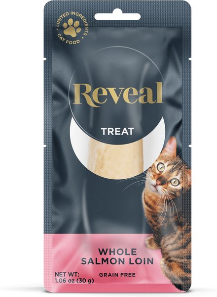 Reveal Whole Salmon Loin Single Ingredient Grain-Free Cat Treats