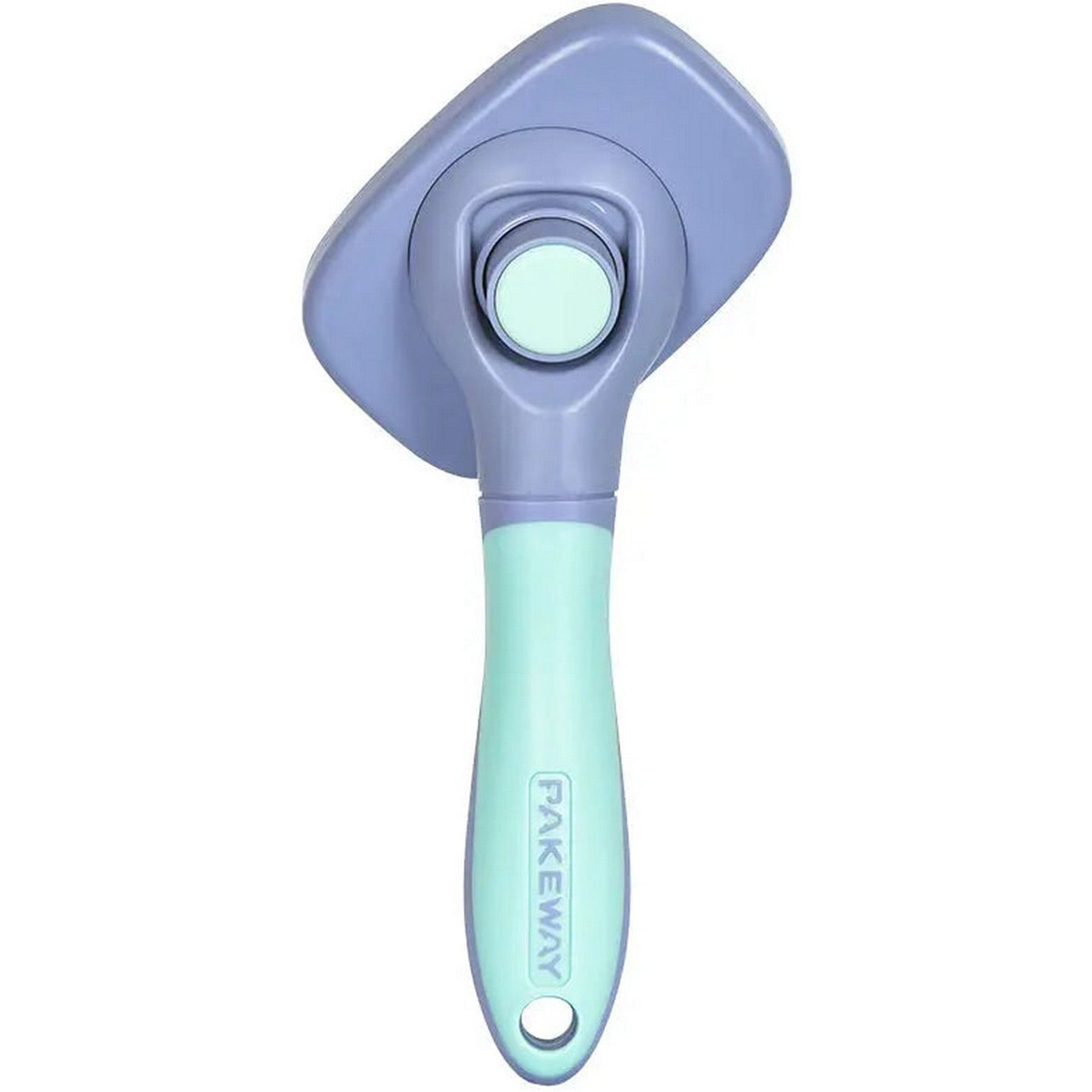 One for Pets Rotate-Pro Self-Cleaning Dog & Cat Slicker Brush, Purple/Blue