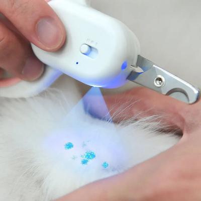 Show full view: One for Pets with Led & Wood's Lamp Cat Nail Clippers, Pink slide 3 of 9