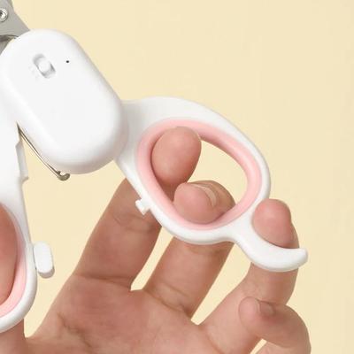 Show full view: One for Pets with Led & Wood's Lamp Cat Nail Clippers, Pink slide 9 of 9