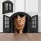 Show in main carousel: Purrfect Portal French Plastic Interior Cat Door, Black, Large slide 1 of 7