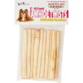 Pure & Simple Pet Chicken Flavored Rawhide Twist Dog Treat, 5-in, 10 count