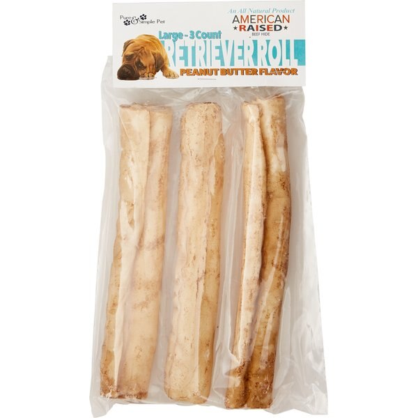 Baxter Boy 8" Rawhide Roll Dog Treats