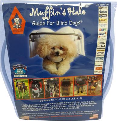 Show full view: Muffin's Halo For Blind Dogs Angel Wing Blind Dog Bumper, White, X-Small slide 7 of 12