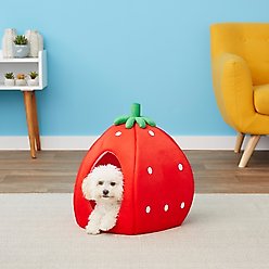 YML Strawberry Covered Cat & Dog Bed, Small slide 1 of 7