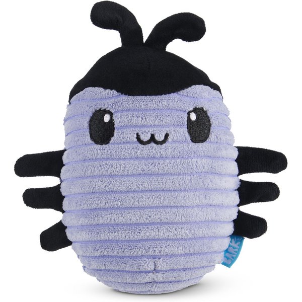 BARK Hasina the Hissing Cockroach Rip & Reveal Squeaky Plush Dog Toy, Medium