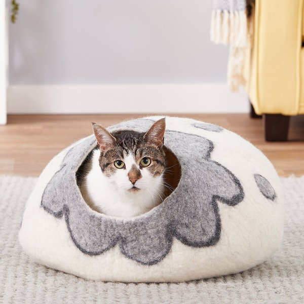 Earthtone Solutions Cozy Pueblo Felted Wool Cat Cave Bed slide 1 of 6