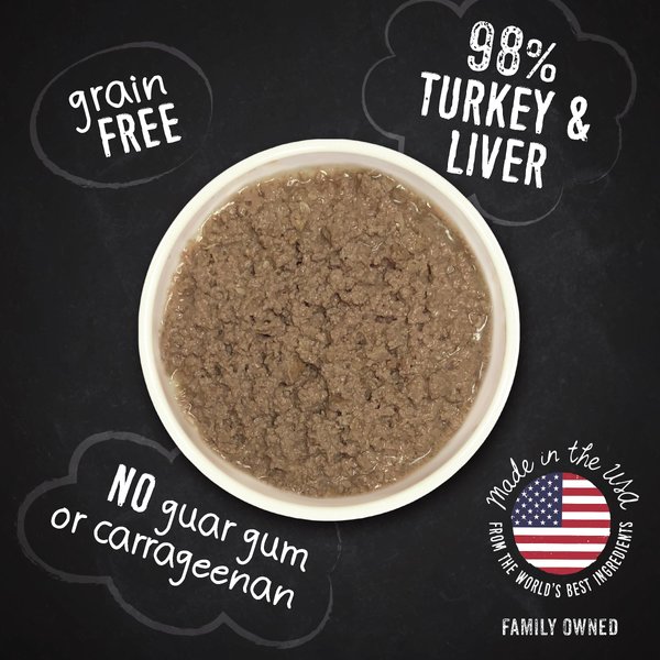 Hound & Gatos 98% Turkey & Liver Formula Grain-Free Canned Cat Food