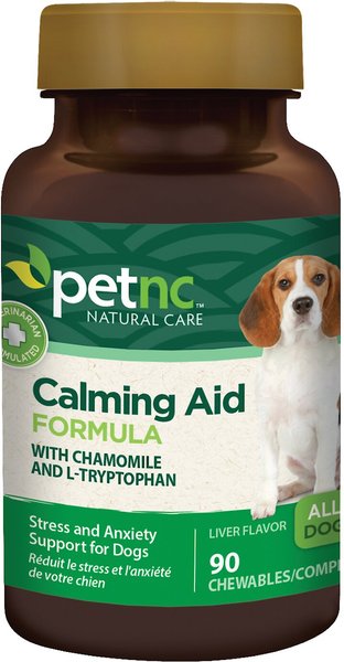 PetNC Natural Care Calming Aid Formula Chewable Tablet Dog Supplement