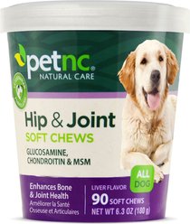 PetNC Natural Care Hip & Joint Soft Chews Joint Supplement for Dogs, 90 count slide 1 of 7