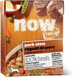 Now Fresh Grain-Free Pork Stew Wet Dog Food, 12.5-oz, case of 12