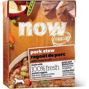 Now Fresh Grain-Free Pork Stew Wet Dog Food, 12.5 oz, case of 12