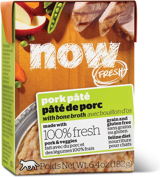 Now Fresh Grain-Free Pork Pate Wet Cat Food, 6.4-oz, case of 24 slide 1 of 9