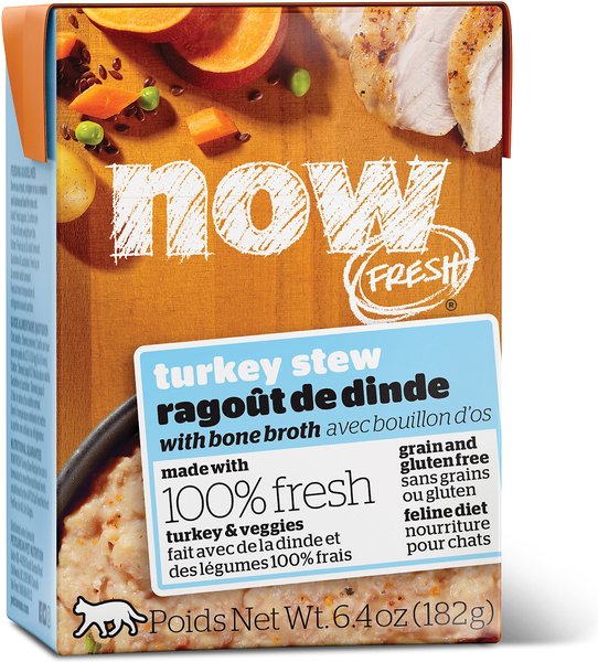 Now Fresh Grain-Free Turkey Stew Wet Cat Food, 6.4-oz, case of 24 slide 1 of 9