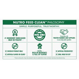 Nutro Grain-Free Beef, Chicken, Turkey & Lamb Stew Cuts in Gravy Variety Pack Adult Wet Dog Food, 3.5-oz tray, case of 36