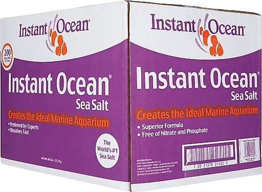 Instant Ocean Sea Salt for Aquariums, 200-gal