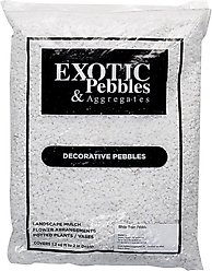 Exotic Pebbles White Bean Pebbles, 20-lb bag
