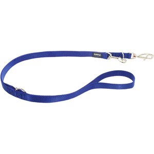 Red Dingo Classic Multi Purpose Nylon Hands-Free Running Dog Leash, Dark Blue, 6.56-ft long, 5/8-in wide