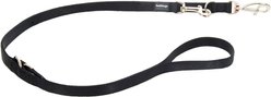 Red Dingo Classic Multi Purpose Nylon Hands-Free Running Dog Leash, Black, 6.56-ft long, 5/8-in wide