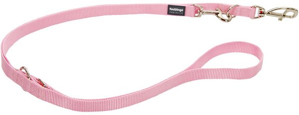Red Dingo Classic Multi Purpose Nylon Hands-Free Running Dog Leash, Pink, 6.56-ft long, 5/8-in wide slide 1 of 4