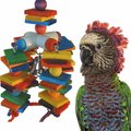 Super Bird Creations 4 Way Play Bird Toy, Large