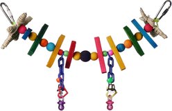 Super Bird Creations Rainbow Bridge Bird Toy, Small slide 2 of 8